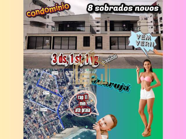 #809 - Sobrado para Venda em Guarujá - SP - 2